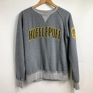 Universal Gray and Yellow Hufflepuff Sweatshirt